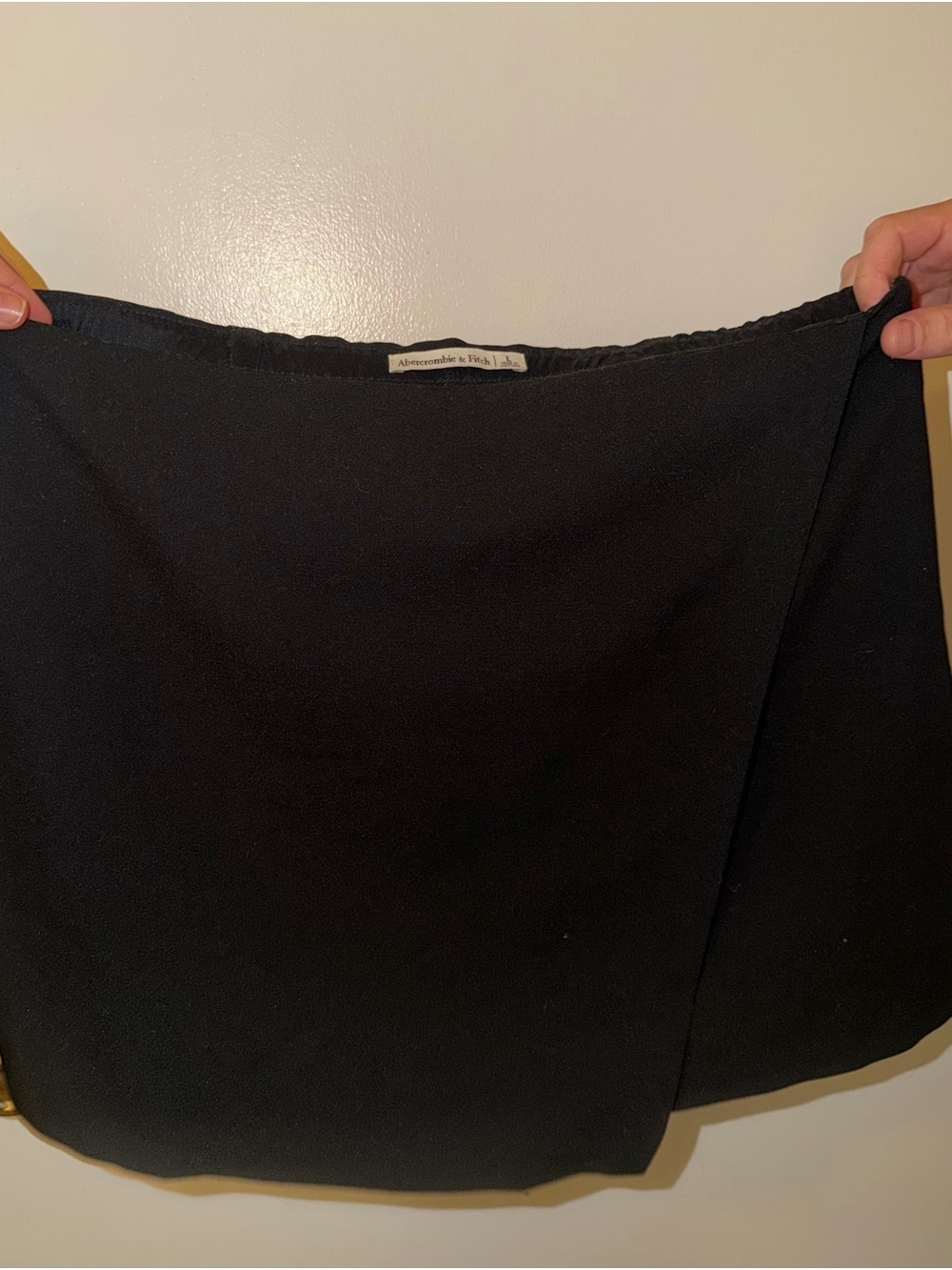 Abercrombie & Fitch Black Wrap Skort